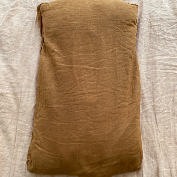 Bed Threads 100% French Flax Linen Standard pillow case - Rust - Picture 2 of 4